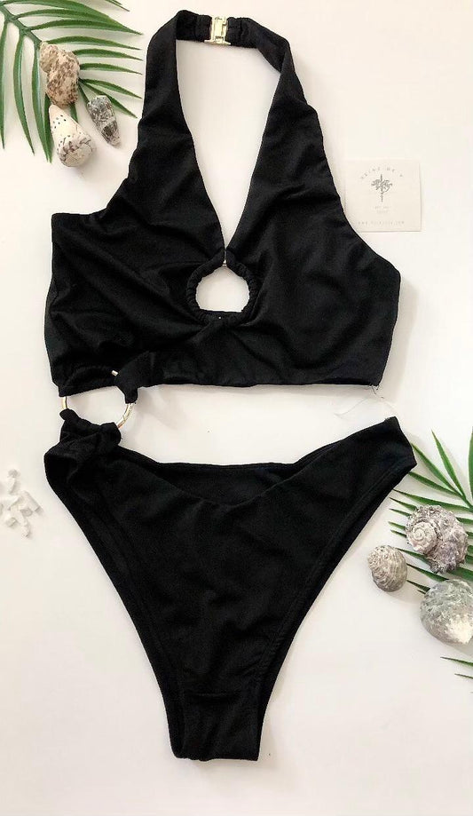 Black One Piece Swim